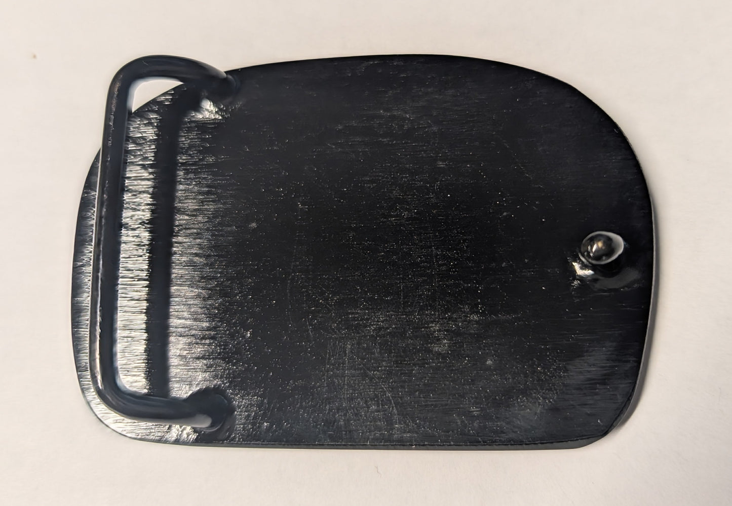 Solid Bronze Tlingit Frog Belt Buckle