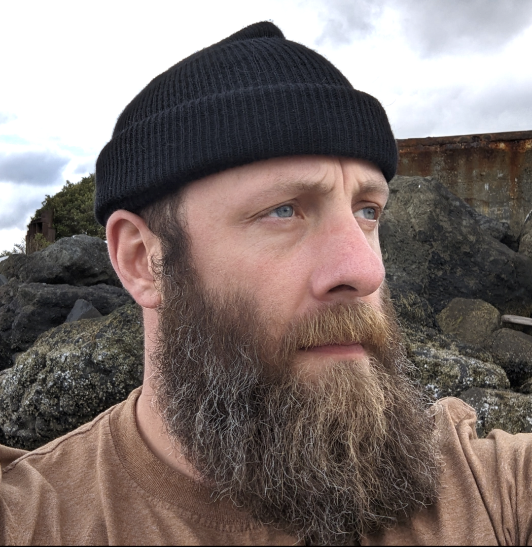 Black Wool Cap