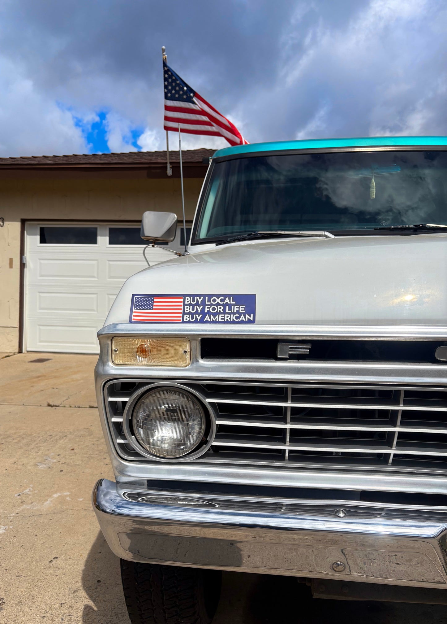 Buy Local, Buy For Life, Buy American Sticker